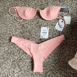 Zara nwt swimsuit, baby pink, light pink